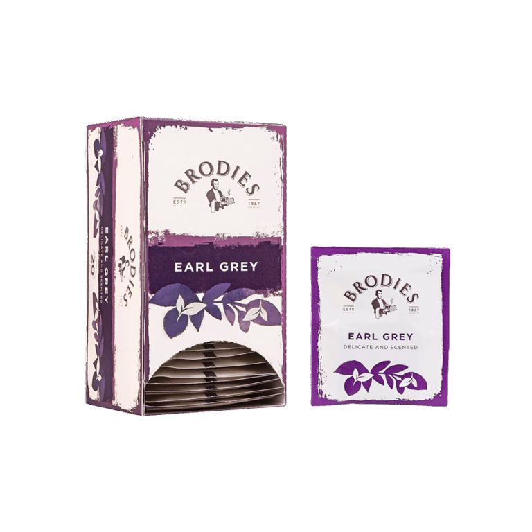 Produktbild: Brodies Tee Earl Grey, Teebeutel, Karton mit 20 Teebeuteln